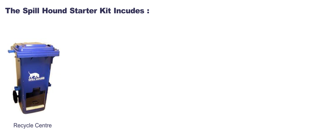 Application of Spill Hound is simple!