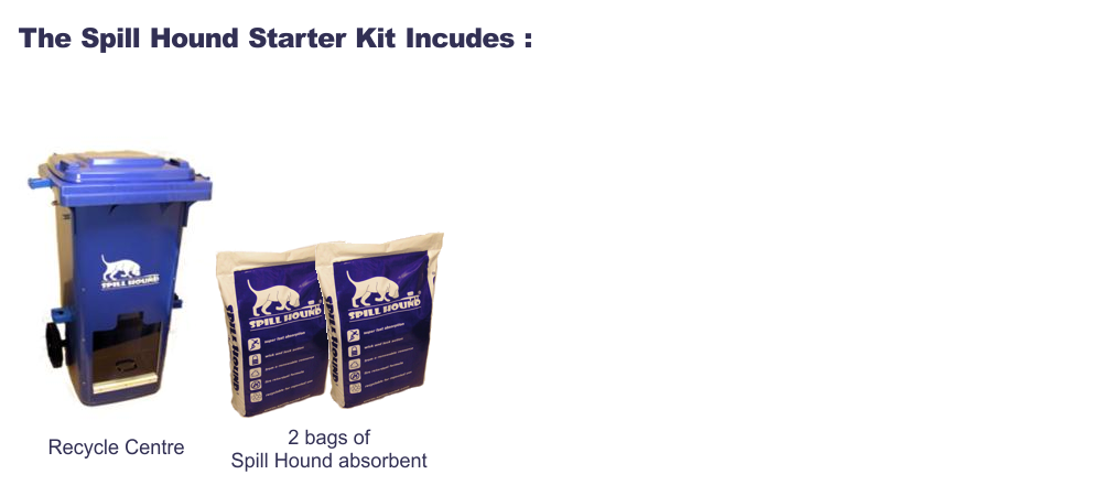 Application of Spill Hound is simple!